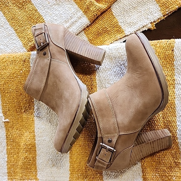 Söfft Tan Leather Booties 9.5 - Picture 3 of 7